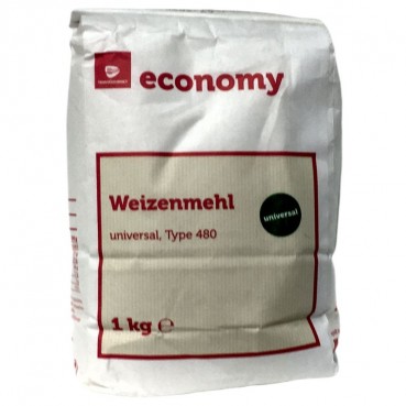 Economy Weizenmehl universal Type 480 1 kg