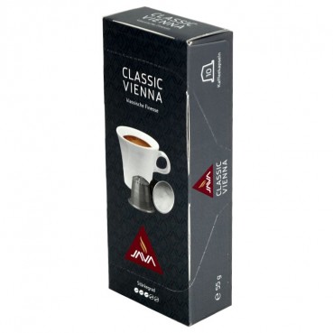 Java Kaffeekapseln Classic Vienna 100% Arabica Kompatibel mit dem Nespresso System 10 Stück