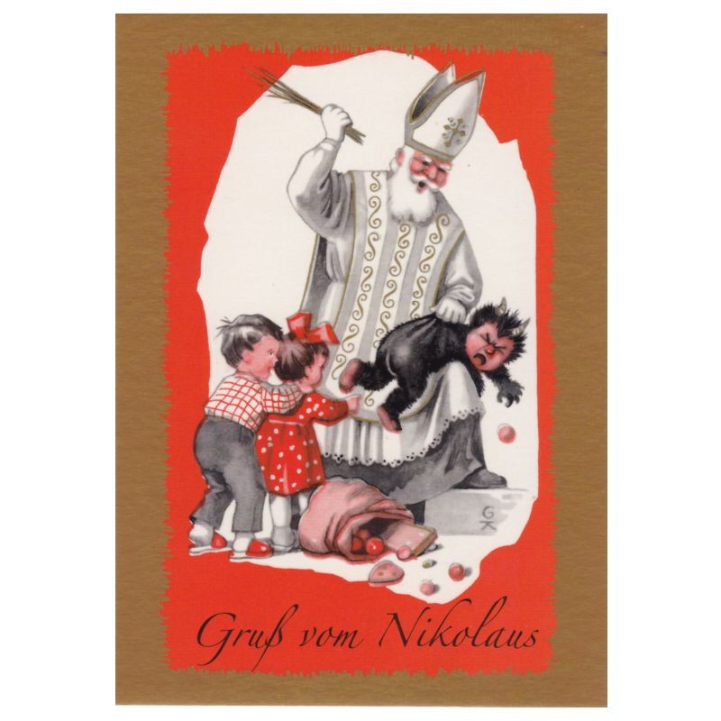 Ansichtskarten Nikolaus „Gruß vom Nikolaus“
