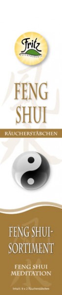 Feng Shui Meditation Sortiment Räucherstäbchen je 2 Stück der neun Sorten