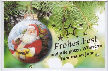 Weihnachtskarte mit Kuvert - 224317