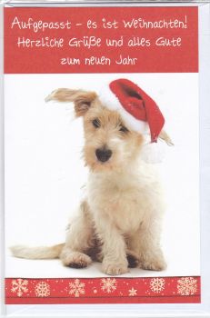 Weihnachtskarte mit Kuvert - 22-3837