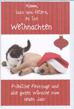 Weihnachtskarte mit Kuvert - 22-3831