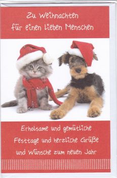Weihnachtskarte mit Kuvert - 22-3832