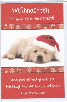 Weihnachtskarte mit Kuvert - 22-3834