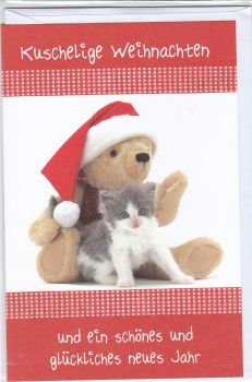 Weihnachtskarte mit Kuvert - 22-3836