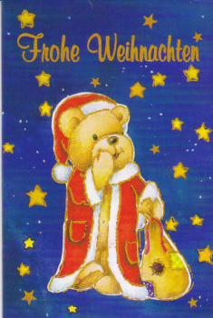 Geschenkanhänger Klappkarte 7,5x5,5 - 1 Stück