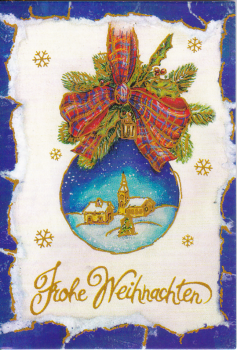 Geschenkanhänger Klappkarte 7,5x5,5 - 1 Stück