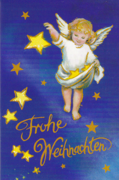 Geschenkanhänger Klappkarte 7,5x5,5 - 1 Stück