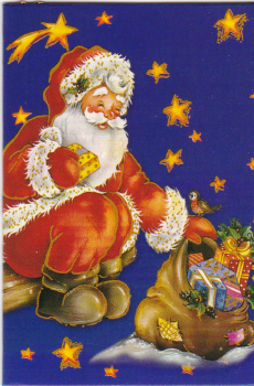 Geschenkanhänger Klappkarte 7,5x5,5 - 1 Stück