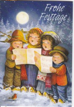 Geschenkanhänger Klappkarte 7,5x5,5 - 1 Stück