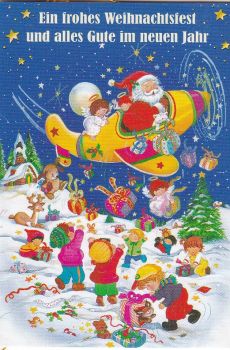 Geschenkanhänger Klappkarte 7,5x5,5 - 1 Stück