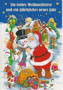 Geschenkanhänger Klappkarte 7,5x5,5 - 1 Stück