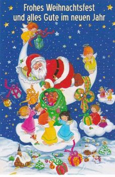 Geschenkanhänger Klappkarte 7,5x5,5 - 1 Stück