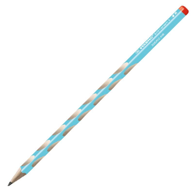Schmaler Dreikant-Bleistift Rechtshänder STABILO EASYgraph S 2er Pack HB Blau 