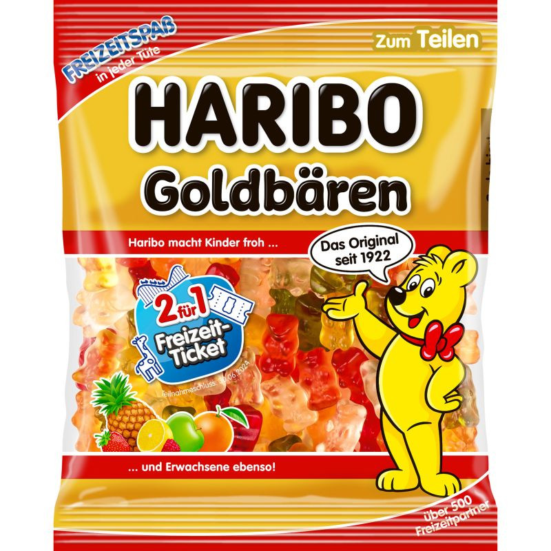Haribo Goldbären Fruchtgummi Klassiker 175 g Beutel
