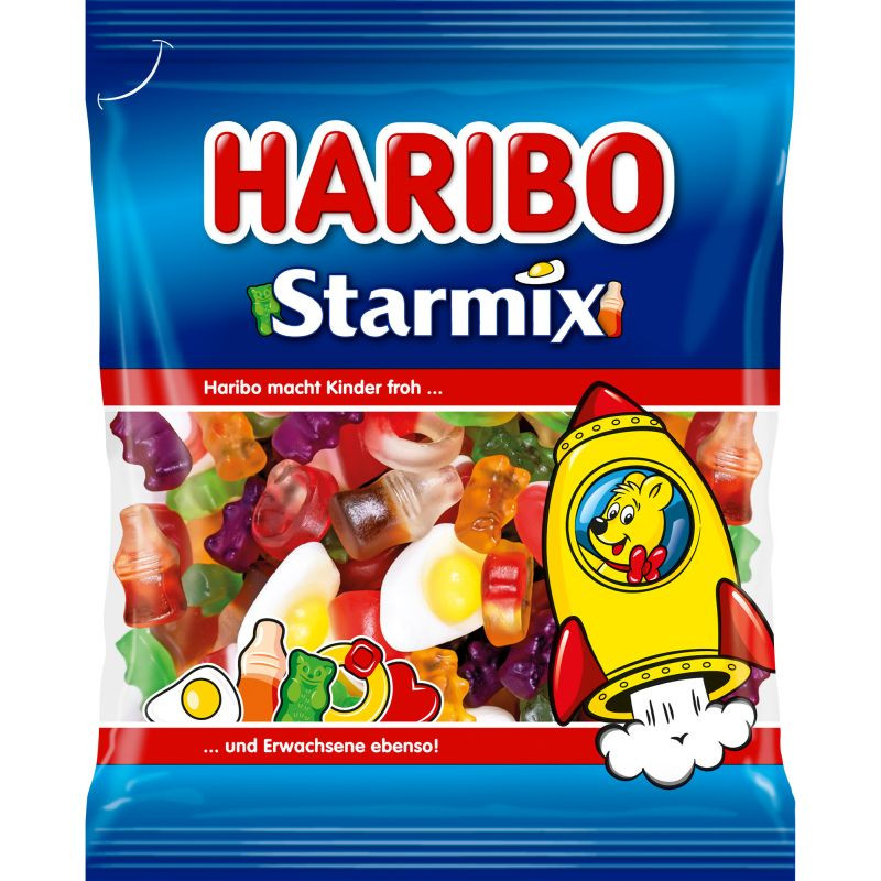 Haribo Starmix 175 g Fruchtgummi und Schaumzucker in galaktisch-fruchtigem Mix