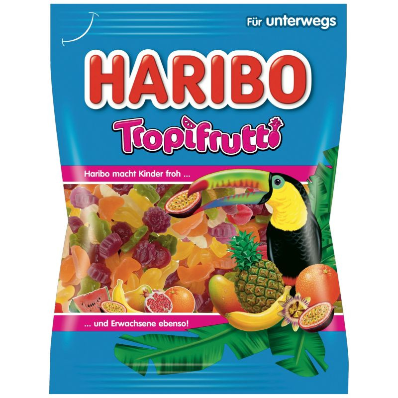 Haribo Tropi Frutti Fruchtgummi exotisch 100 g Beutel
