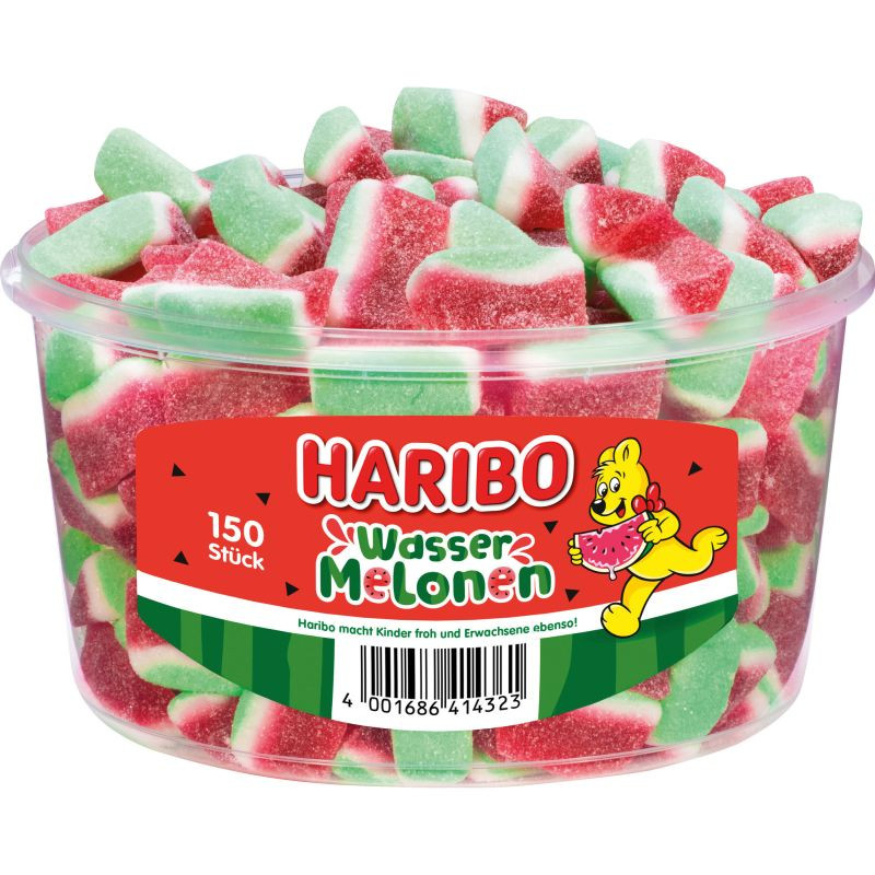 Haribo Wassermelonen Fruchtgummi Dose 150 Stück