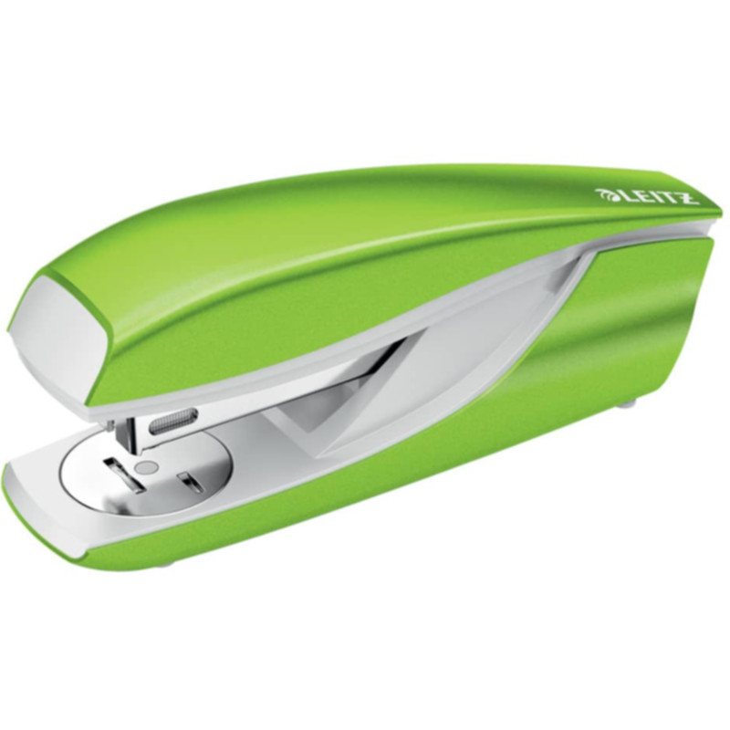 LEITZ Heftapparat NeXXt WOW grün – Heftleistung bis 30 Blatt, Direct Impact Technology, inkl. 200 Klammern