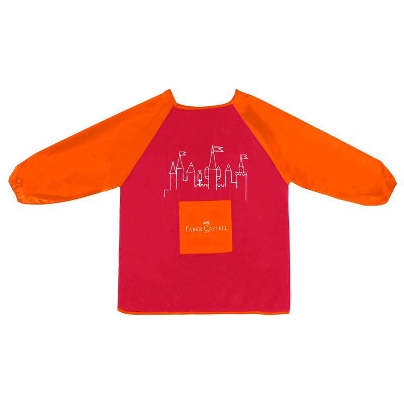 Faber Castell Kindermalschürze ab 110cm rot-Orange