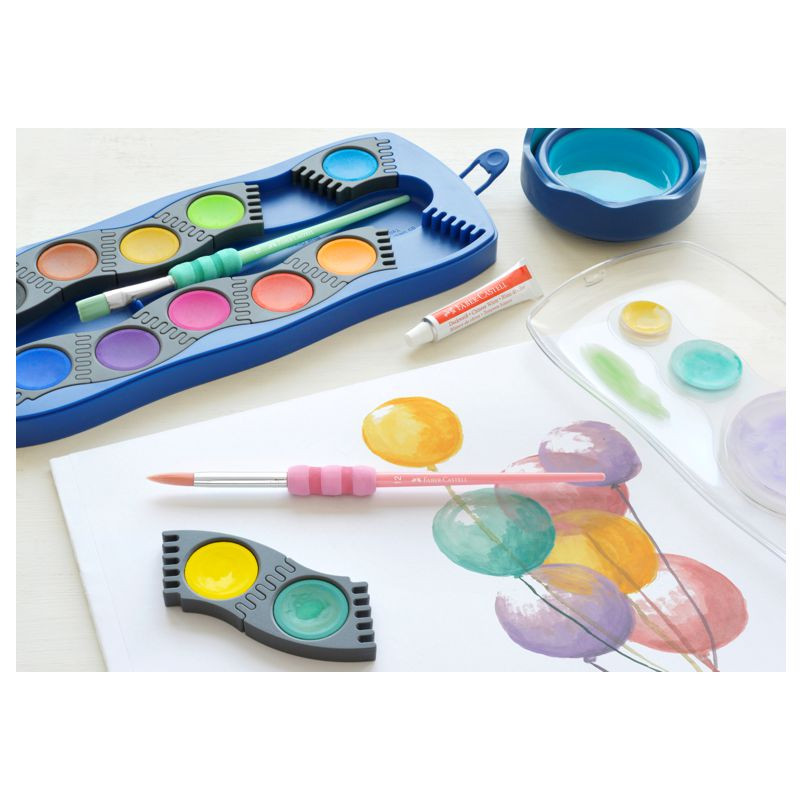 Faber Castell Pinselset Soft Touch Pastell 4-teilig