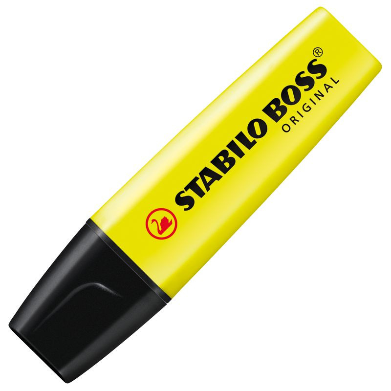 Textmarker - STABILO BOSS ORIGINAL - Einzelstift - gelb