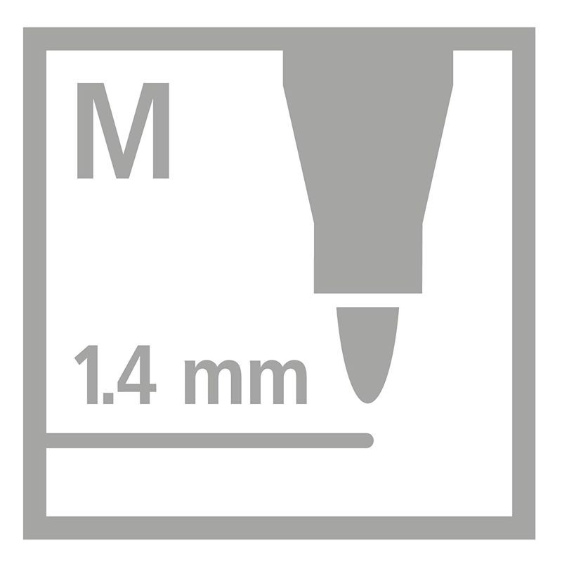 Premium Metallic-Filzstift - STABILO Pen 68 metallic - Einzelstift - metallic rosarot