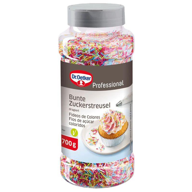 Dr. Oetker Bunte Zuckerstreusel 700 g
