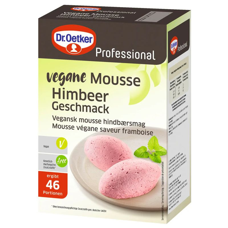 Dr. Oetker Mousse vegan Himbeer 900 g