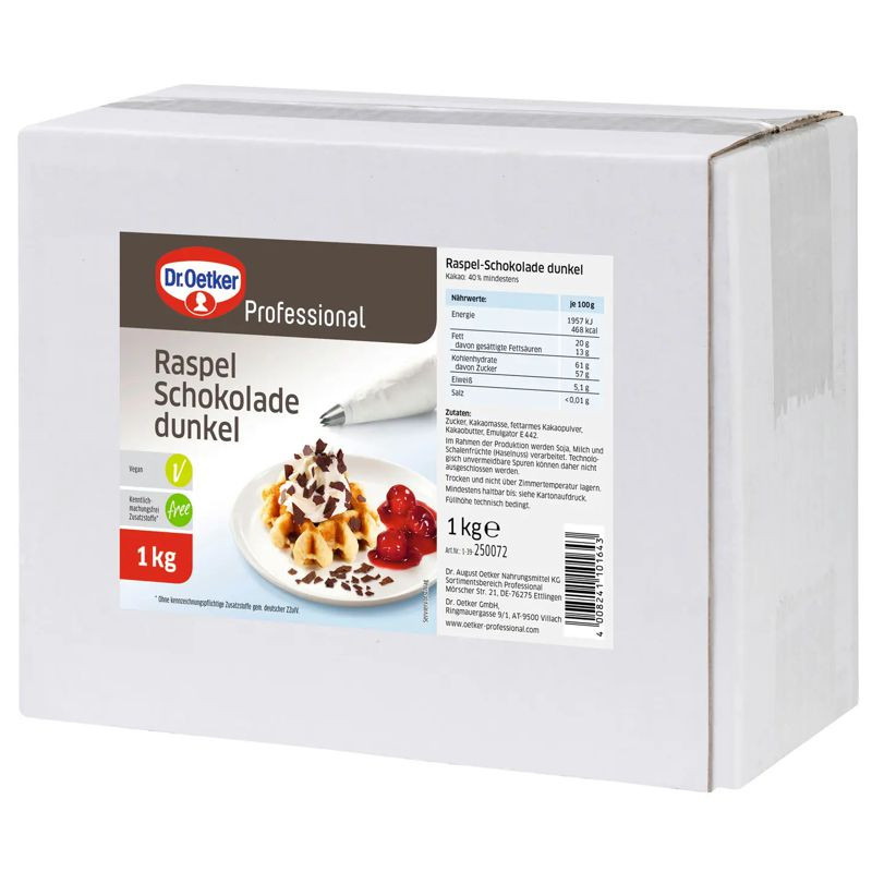 Dr. Oetker Raspel Schokolade 1 kg
