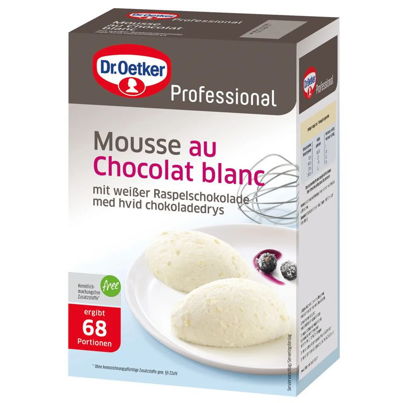 Dr. Oetker Mousse au Chocolat blanc 1 kg