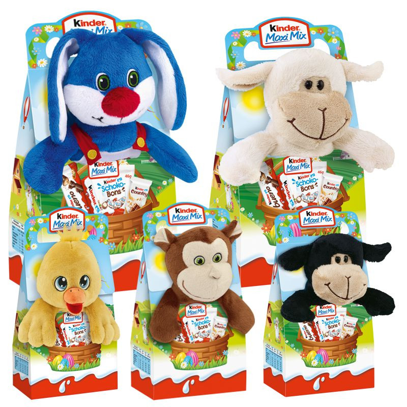 Kinder Maxi Mix Oster Plüsch 133 g