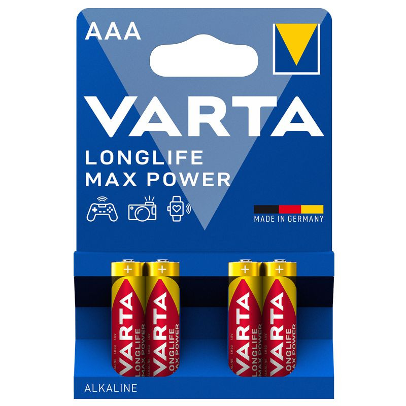 VARTA LONGLIFE Max Power AAA Blister 4
