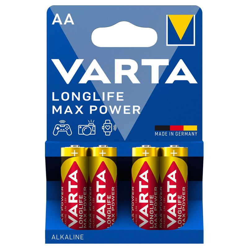 VARTA LONGLIFE Max Power AA Blister 4