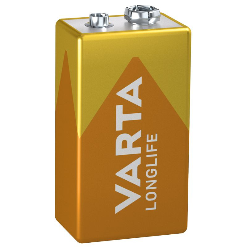 VARTA LONGLIFE, Alkaline Batterie, 9 V, E-Block, 6LP3146