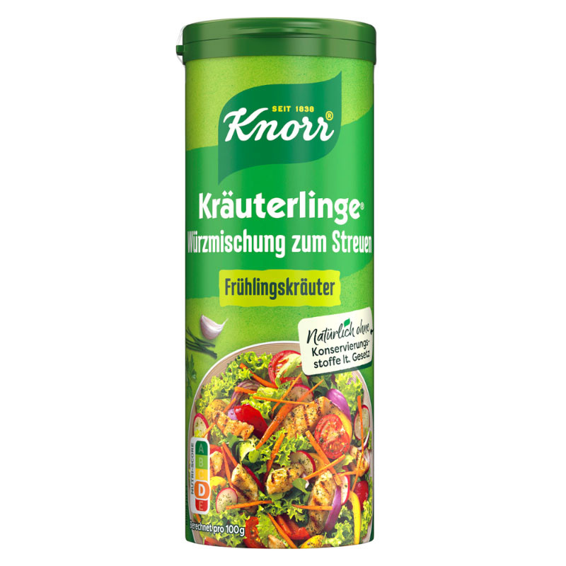 Knorr Kräuterlinge Würzmischung zum Streuen Frühlingskräuter 60 g