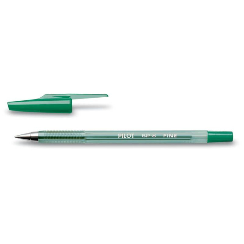 PILOT Kugelschreiber mit Kappe grün