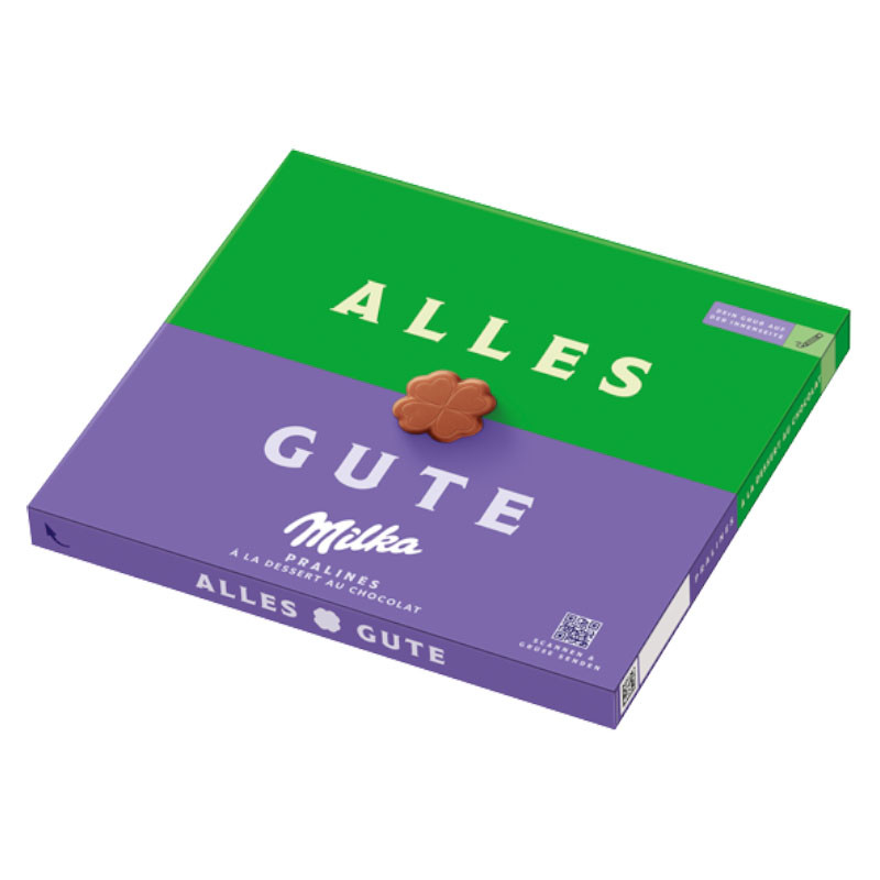 Milka Alles Gute à la Dessert au Chocolat Pralinés 110 g