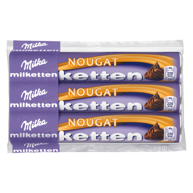 Milka Milketten Nougat 3er 120g