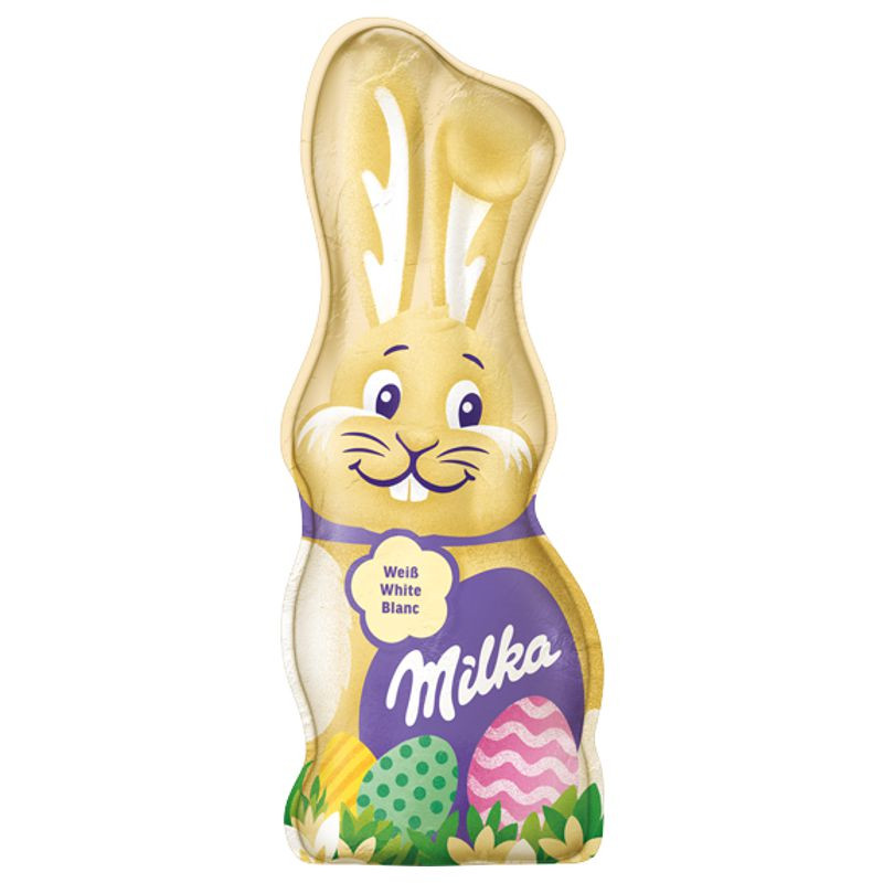 Milka Schmunzelhase Weiß 45 g