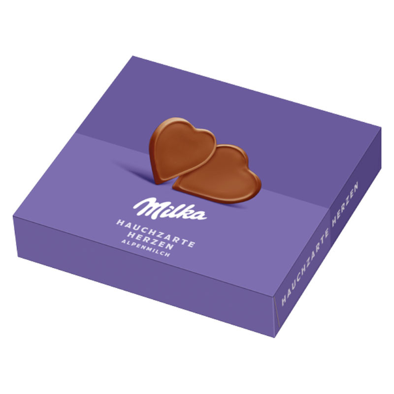 Milka I Love Milka Hauchzarte Herzen 130 g