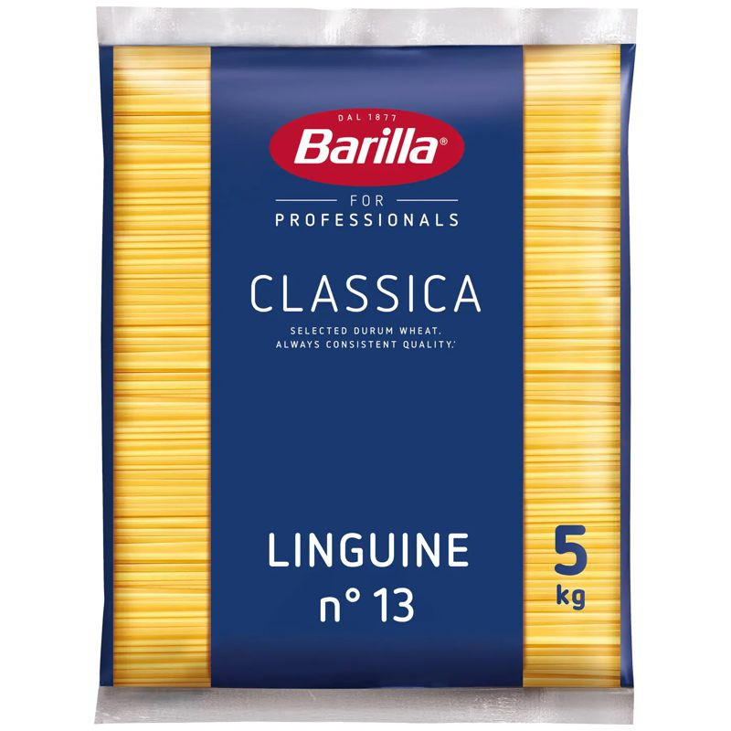 Barilla Linguine 5 kg – Die klassische, flache Pasta in Großpackung
