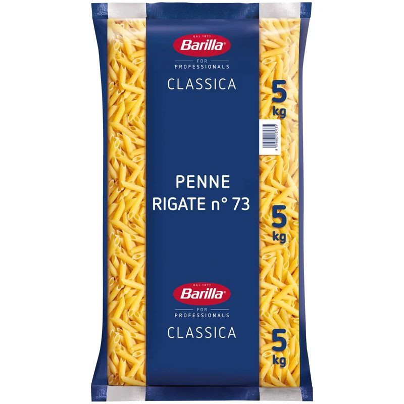 Barilla Penne Rigati 5 kg – Die klassische Rillenpasta in Großpackung