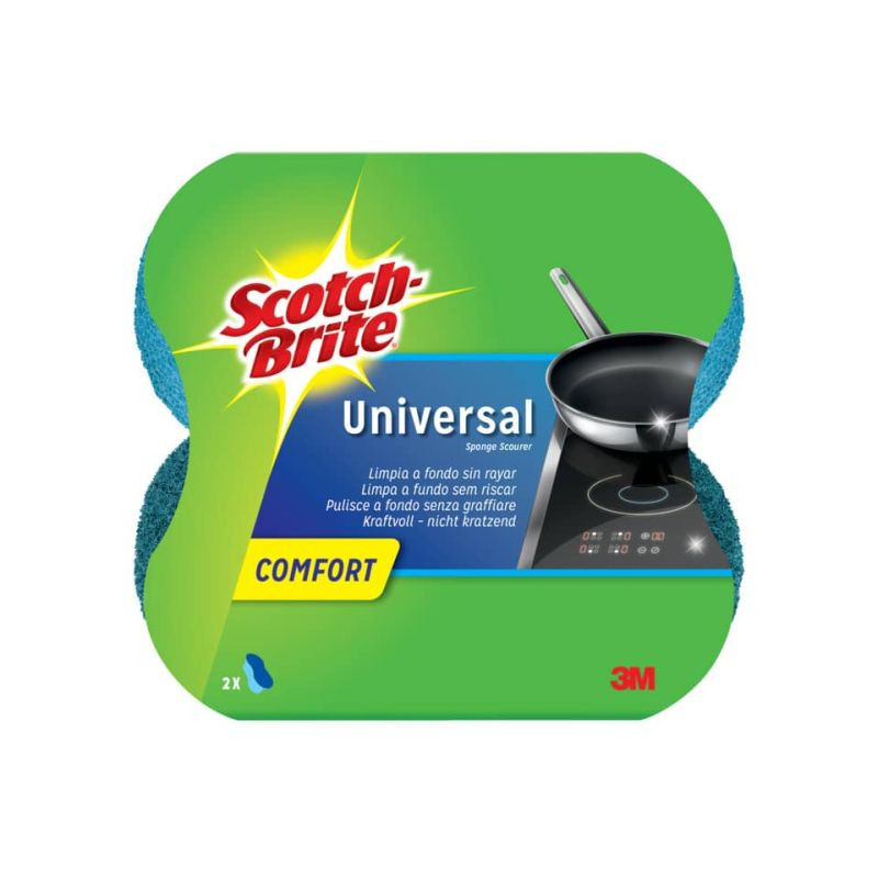 SCOTCH BRITE Schwamm Universal Comfort 2 Stück blau