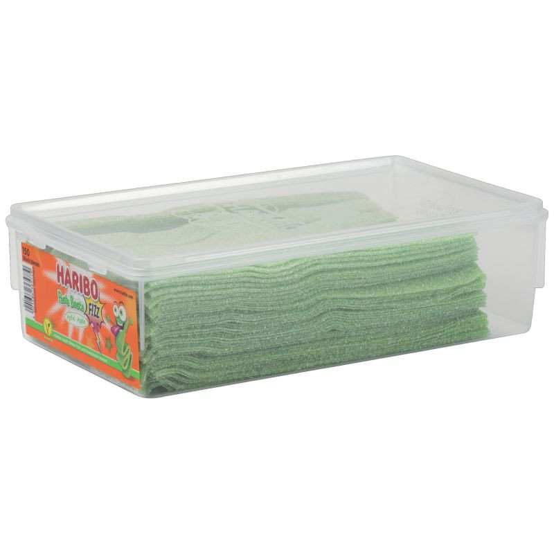 Haribo Pasta Basta Apfel 150 Stück Saure Fruchtgummi Streifen mit Apfelgeschmack