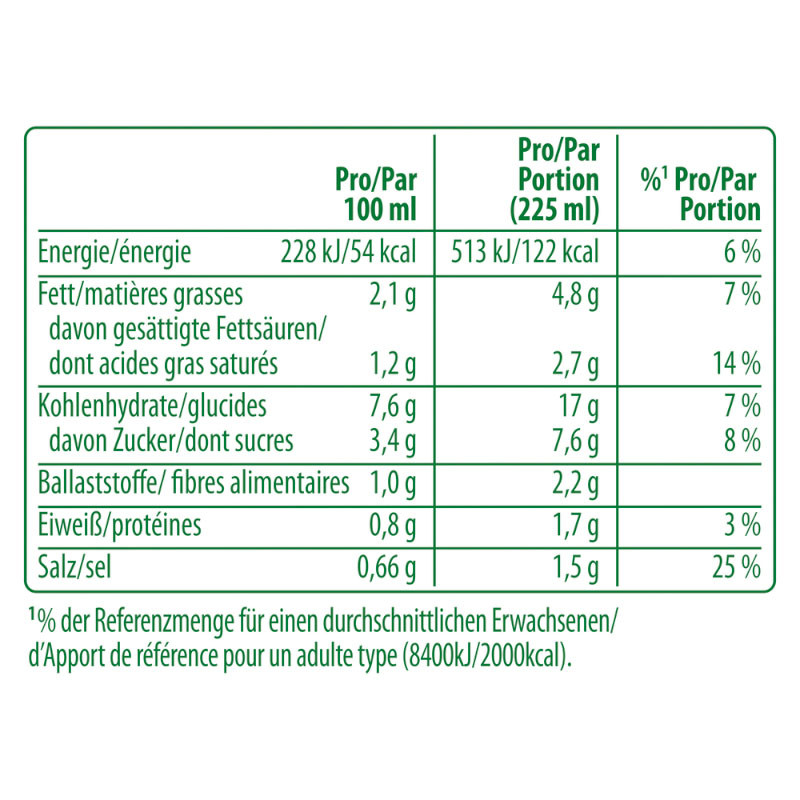 Knorr Gemüsecremesuppe 450 ml – Der köstliche Genuss für jede Mahlzeit