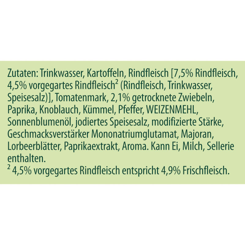 Knorr Meisterkessel XL Gulasch Suppe 3 Teller – Kräftig und würzig