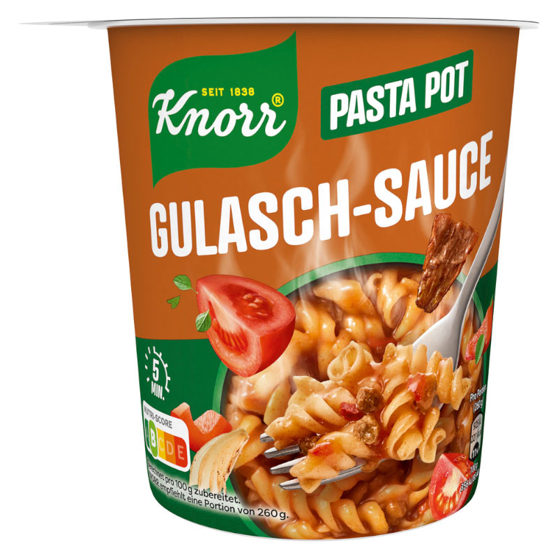 Knorr Pasta Snack Pot Gulasch-Sauce 1 Portion