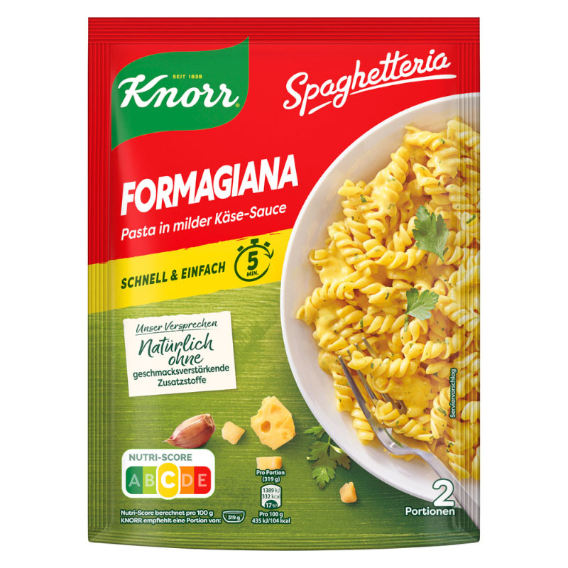 Knorr Spaghetteria Formagiana Nudel-Fertiggericht 163g